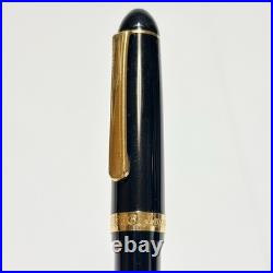 Platinum Century #3776 Black Fountain Pen 14K Medium M Nib Rare Japan