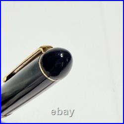 Platinum Century #3776 Black Fountain Pen 14K Medium M Nib Rare Japan