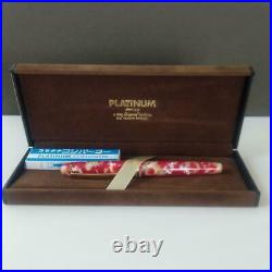 Platinum Fountain Pen Very Rare #3776 Century Goldfish Celluloid Nib 18K Fine