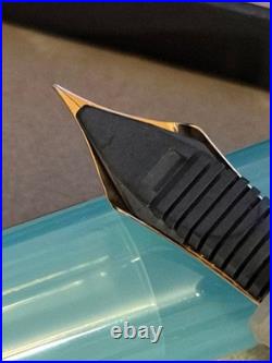 Platinum × NBC #3776 Century Peppermint Tea 14K Fountain Pen F Nib Rare