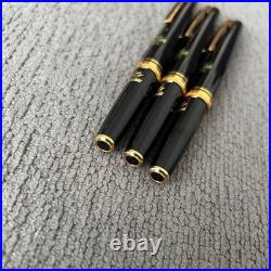 Platinum Rare Fine Nib Black 18K Gold Fountain Pen Black Japan