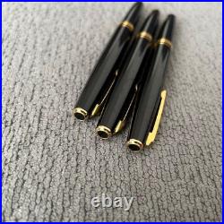 Platinum Rare Fine Nib Black 18K Gold Fountain Pen Black Japan