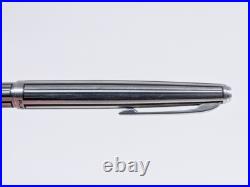 Platinum Stainless Short Fountain Pen 18K WG M Nib Vintage 1970s Rare Japan