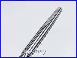 Platinum Stainless Short Fountain Pen 18K WG M Nib Vintage 1970s Rare Japan