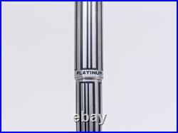 Platinum Stainless Short Fountain Pen 18K WG M Nib Vintage 1970s Rare Japan