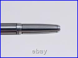 Platinum Stainless Short Fountain Pen 18K WG M Nib Vintage 1970s Rare Japan