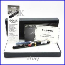 Platinum fountain pen goldfish PTL-20000H F unused Black Very Rare Price