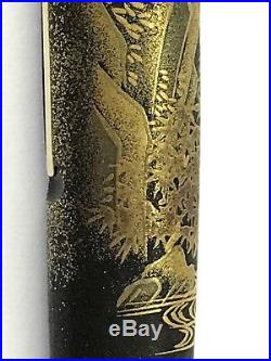 Platinum vintage makie pen Rosui Ogawa platinum nib 1930' very rare from Japan