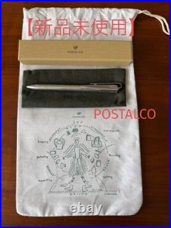 Postalco Channel Point Pen Silver rare limited New, unused vintage used from JPN