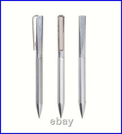 Postalco Channel Point Pen Silver rare limited New, unused vintage used from JPN