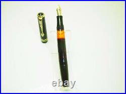 RARE 1930´s German ARISTOKRAT Pistonfiller Fountain Pen Flexy 14ct OF Nib F BB