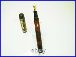 RARE 1930´s LUXOR TELESKOP 66 Oversize Fountain Pen Flexy 14ct M Nib M BB
