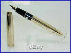 RARE 1950´s MONTBLANC MASTERPIECE 744-N Rolled Gold fountain pen 14ct OM nib