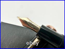 RARE 1950s MONTBLANC 344G FOUNTAIN PEN OB 14K FLEX NIB EXCELLENT