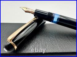 RARE 1950s MONTBLANC 344G FOUNTAIN PEN OB 14K FLEX NIB EXCELLENT