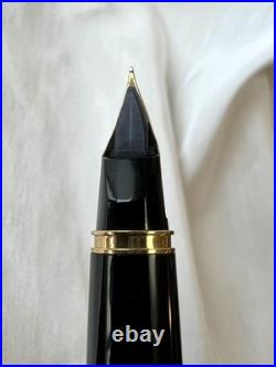 RARE 1978 PILOT Vintage Fountain Pen 18K Gold Nib-Fine Check Pattern H278