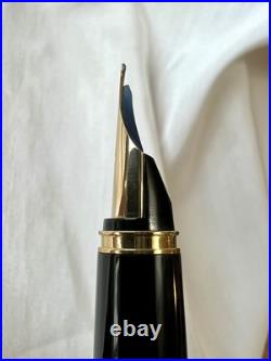 RARE 1978 PILOT Vintage Fountain Pen 18K Gold Nib-Fine Check Pattern H278