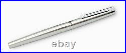 RARE 1979 PILOT Murex MR Fountain Pen Stainless & Black Fine Nib Works Great