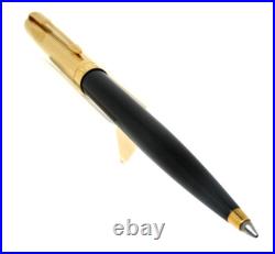 RARE And Mythic Parker 75 Custom Black Lacquer Ballpoint Pen New Stock MZ92
