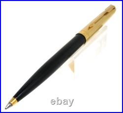 RARE And Mythic Parker 75 Custom Black Lacquer Ballpoint Pen New Stock MZ92