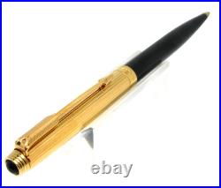 RARE And Mythic Parker 75 Custom Black Lacquer Ballpoint Pen New Stock MZ92