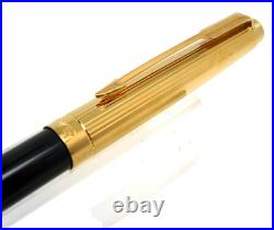 RARE And Mythic Parker 75 Custom Black Lacquer Ballpoint Pen New Stock MZ92
