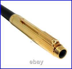 RARE And Mythic Parker 75 Custom Black Lacquer Ballpoint Pen New Stock MZ92