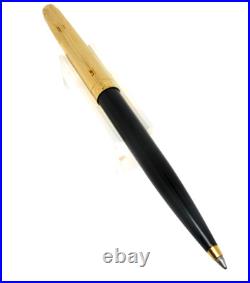 RARE And Mythic Parker 75 Custom Black Lacquer Ballpoint Pen New Stock MZ92