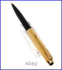 RARE And Mythic Parker 75 Custom Black Lacquer Ballpoint Pen New Stock MZ92