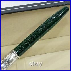 RARE Bossert & Erhard Emerald Green Fountain Pen NIB 18K Gold Luxurious LH140