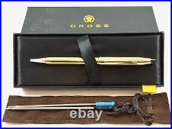 RARE! CROSS CENTURY II 10k GOLD FILLED/ROLLED GOLD BALLPOINT PEN-MADE IN THE USA