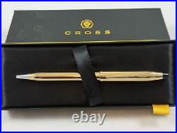 RARE! CROSS CENTURY II 10k GOLD FILLED/ROLLED GOLD BALLPOINT PEN-MADE IN THE USA