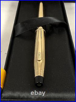 RARE! CROSS CENTURY II 10k GOLD FILLED/ROLLED GOLD BALLPOINT PEN-MADE IN THE USA
