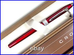 RARE CROSS SENTIMENT SCARLET RED ROLLERBALL PEN AT0415-3 (SP) PLUS 2 Charms USA