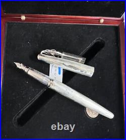 RARE Cross Sterling Silver Limited Edition Tennis Fountain Pen NEW #130/1954 RARE Cross Sterling Silver Limited Edition Tennis Fountain Pen NEW #130/1954