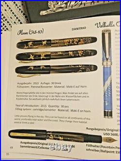 RARE! DANITRIO Plover HORN pen, limited to 30 pens! + BOOK from 2015