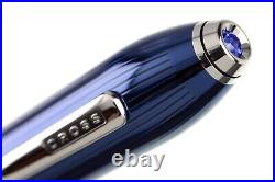 RARE DISCONTINUED Cross Peerless 125 Quartz Blue Fountain Pen $800 GIFT NEW