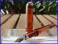 RARE DiscontinuedTWSBI Vac 700 Amber Fountain Pen SEALED2 nib Size choose