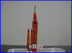 RARE DiscontinuedTWSBI Vac 700 Amber Fountain Pen SEALED2 nib Size choose