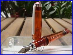 RARE DiscontinuedTWSBI Vac 700 Amber Fountain Pen SEALED3 nib Size EF/F/M