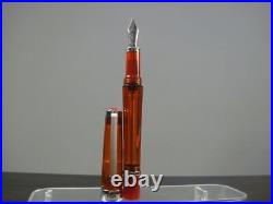 RARE Discontinued? TWSBI Vac 700 Amber Fountain Pen? SEALED? 3 nib Size EF/F/M