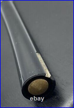 RARE First Edition WATERMAN SERENITE Black Fountain Pen M 18k Nib
