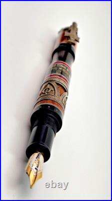 RARE Gisi Norman Soldier Limited Edition 110 Fountain Pen Medium Nib (No Papers)