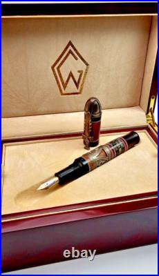 RARE Gisi Norman Soldier Limited Edition 110 Fountain Pen Medium Nib (No Papers)