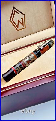 RARE Gisi Norman Soldier Limited Edition 110 Fountain Pen Medium Nib (No Papers)