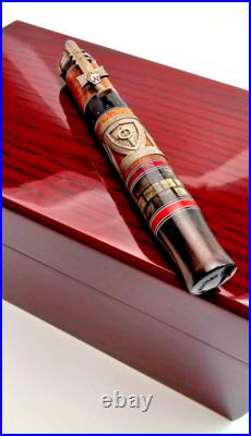 RARE Gisi Norman Soldier Limited Edition 110 Fountain Pen Medium Nib (No Papers)
