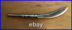 RARE HTF VINTAGE LAS VEGAS SOUVENIR DIPPING PEN 14k NIB SHELL HANDLE