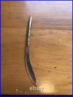 RARE HTF VINTAGE LAS VEGAS SOUVENIR DIPPING PEN 14k NIB SHELL HANDLE