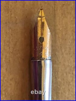 RARE HTF VINTAGE LAS VEGAS SOUVENIR DIPPING PEN 14k NIB SHELL HANDLE