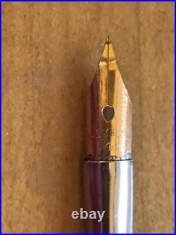 RARE HTF VINTAGE LAS VEGAS SOUVENIR DIPPING PEN 14k NIB SHELL HANDLE